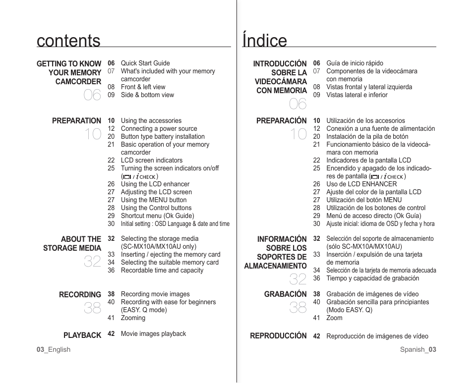 Samsung SC-MX10A-XAP User Manual | Page 9 / 101