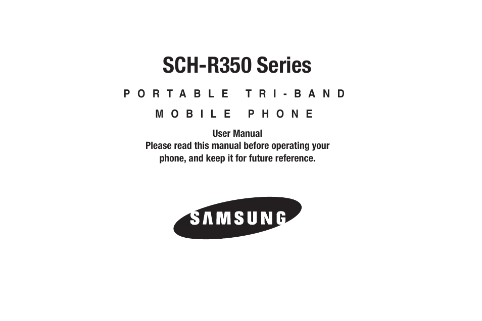 Samsung SEC-R350WRAMTR User Manual | 141 pages