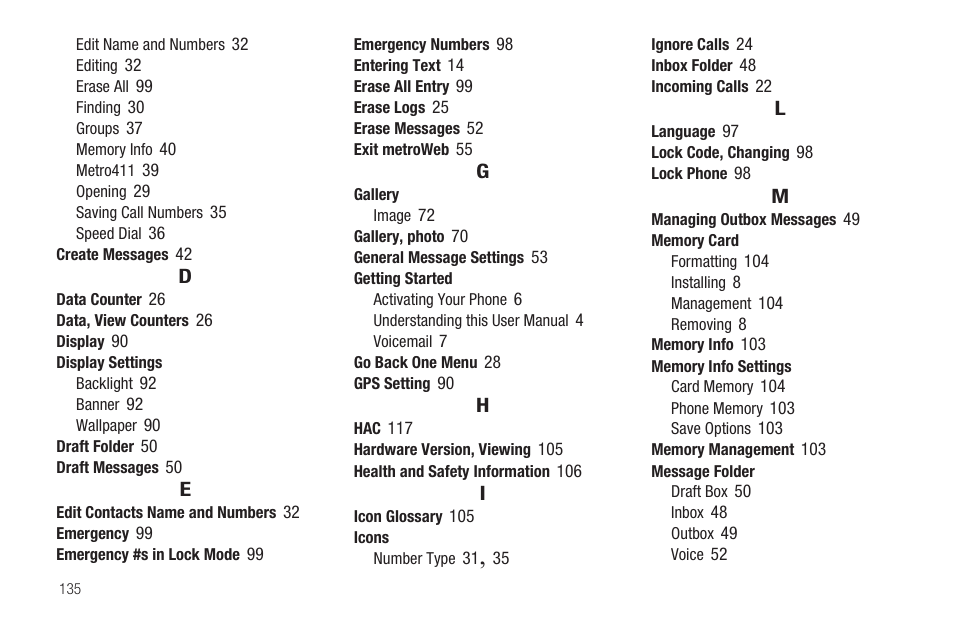 Samsung SEC-R350WRAMTR User Manual | Page 138 / 141