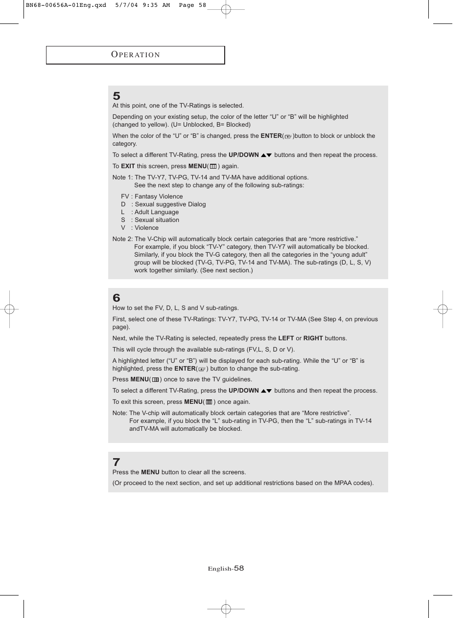 Samsung LTP266WX-XAA User Manual | Page 61 / 77