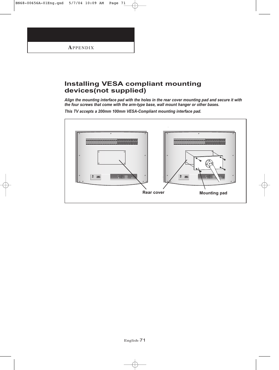 Samsung LTP266WX-XAA User Manual | Page 74 / 77