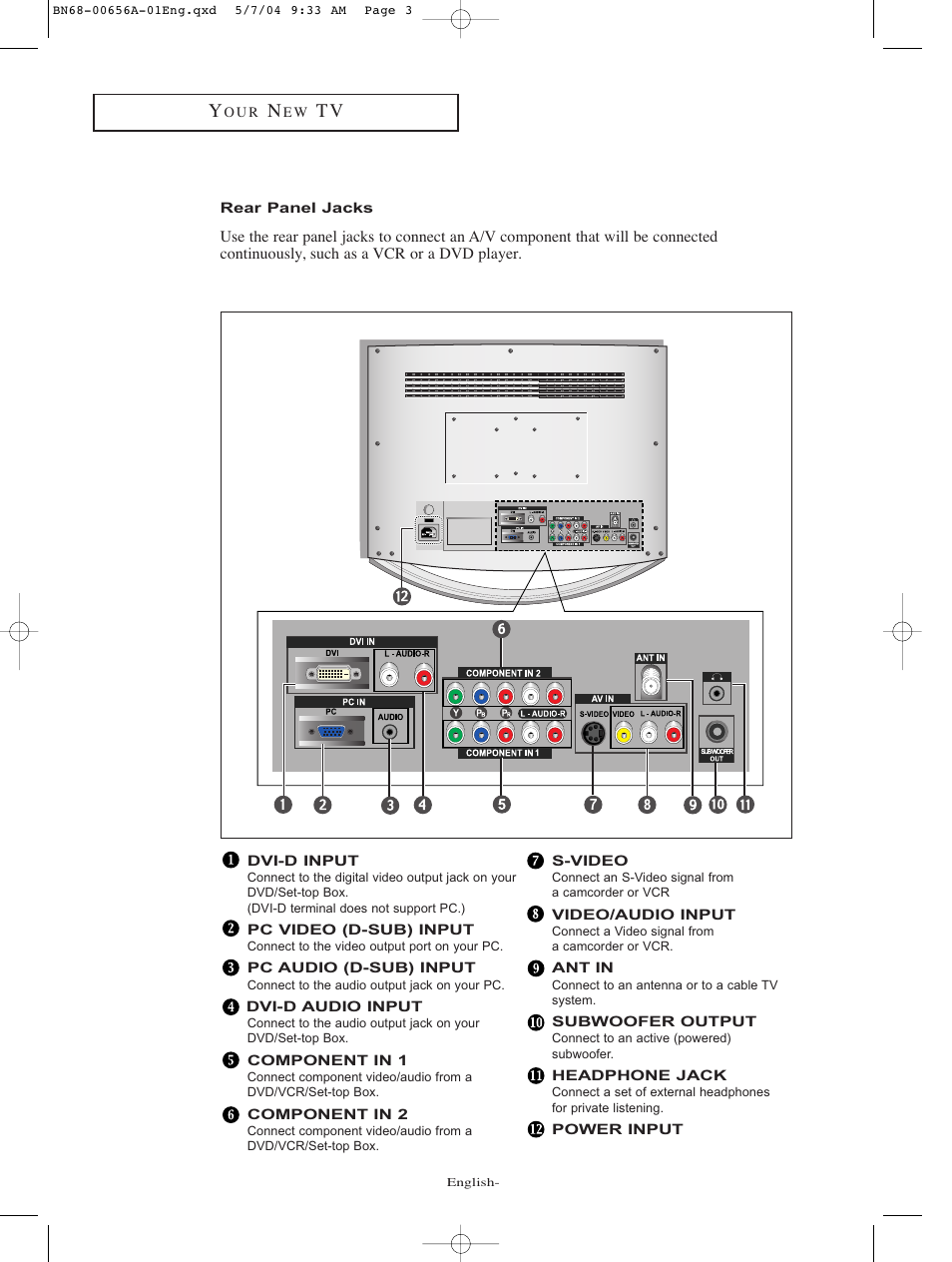 Samsung LTP266WX-XAC User Manual | 5 pages