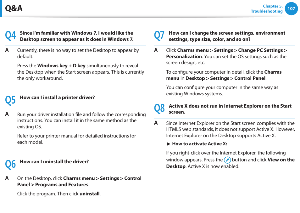 Samsung NP300E5E-A01US User Manual | Page 108 / 140