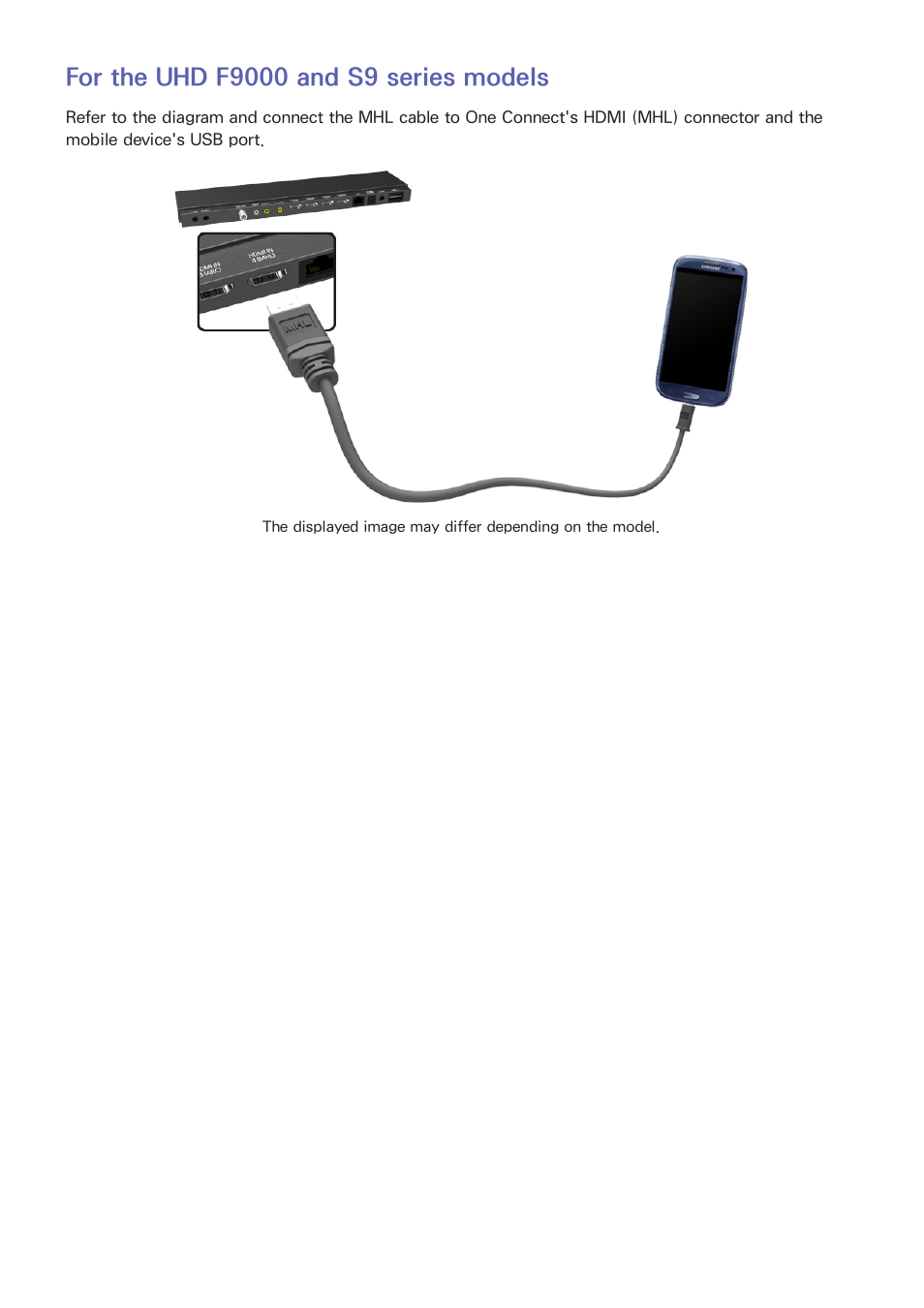 23 for the uhd f9000 and s9 series models | Samsung UN85S9VFXZA User Manual | Page 30 / 193