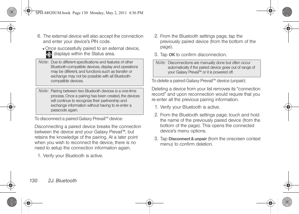 Samsung SPH-M820ZKABST User Manual | Page 144 / 225