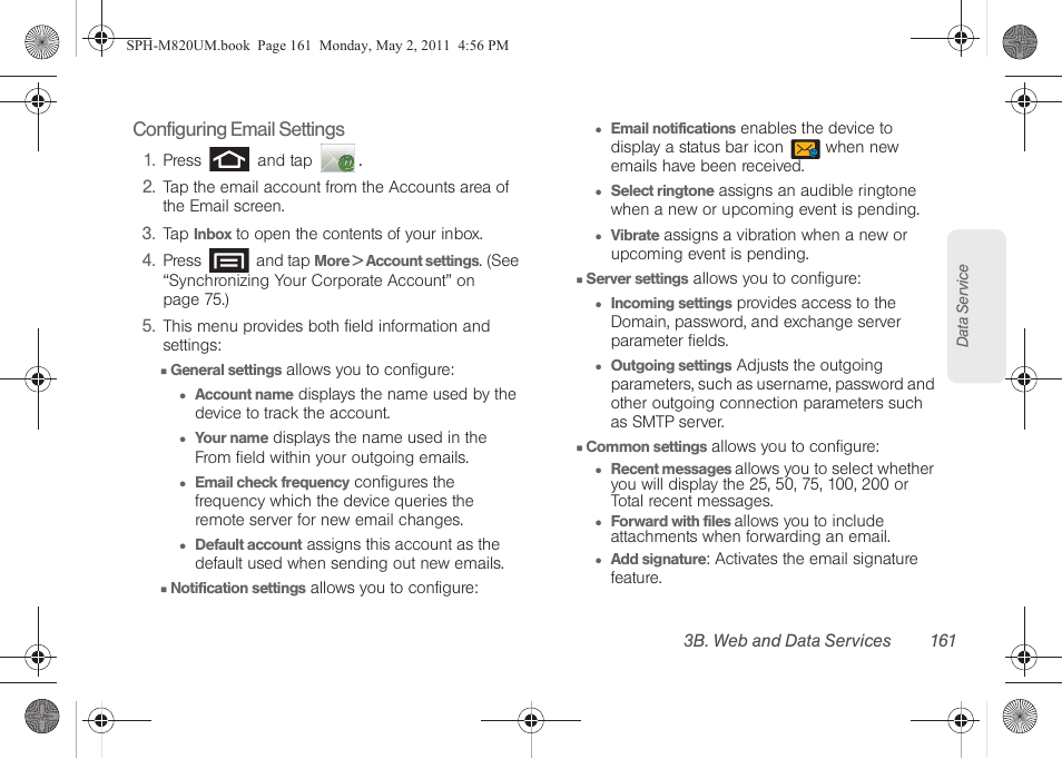 Samsung SPH-M820ZKABST User Manual | Page 175 / 225