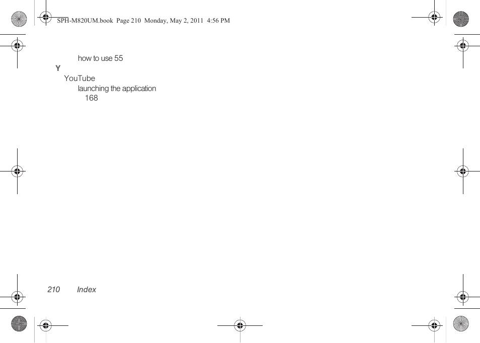 Samsung SPH-M820ZKABST User Manual | Page 225 / 225