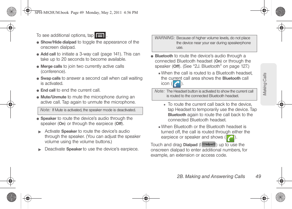 Samsung SPH-M820ZKABST User Manual | Page 63 / 225