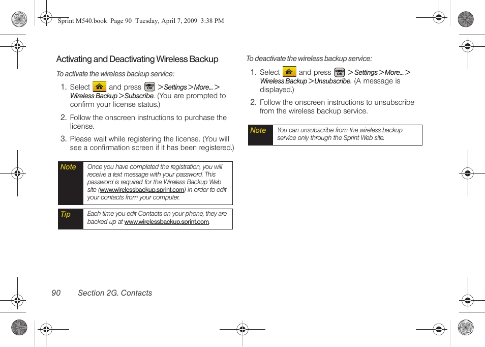 Samsung SPH-M540ZPASPR User Manual | Page 106 / 231