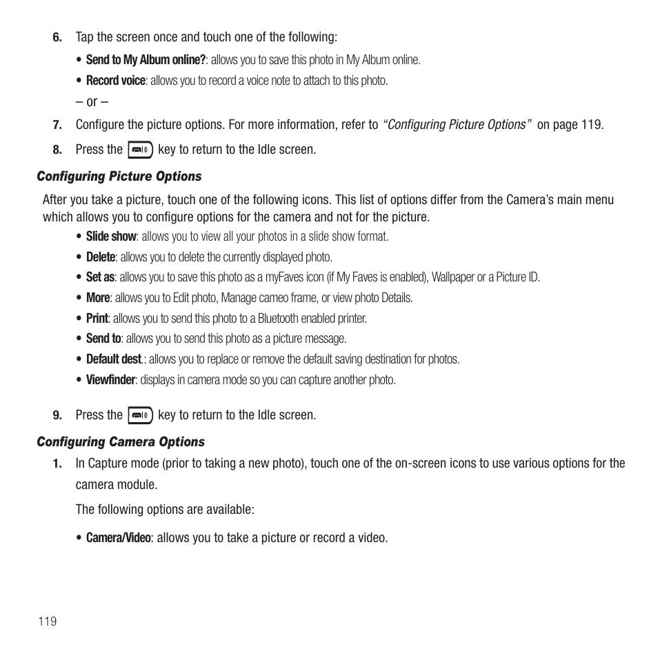 Samsung SGH-T929ZKDTMB User Manual | Page 122 / 200