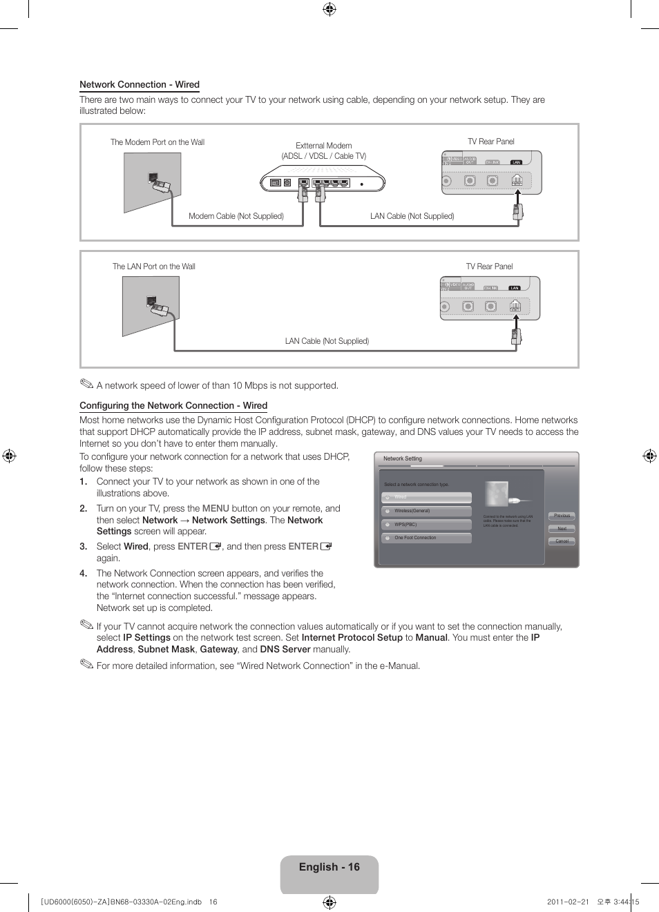 Samsung UN32D6000SFXZA User Manual | Page 16 / 25