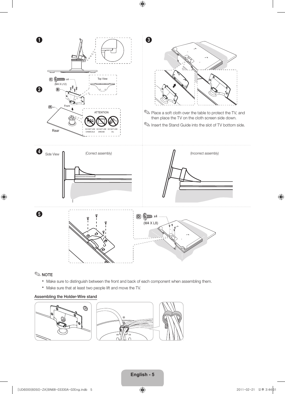 Samsung UN32D6000SFXZA User Manual | Page 5 / 25