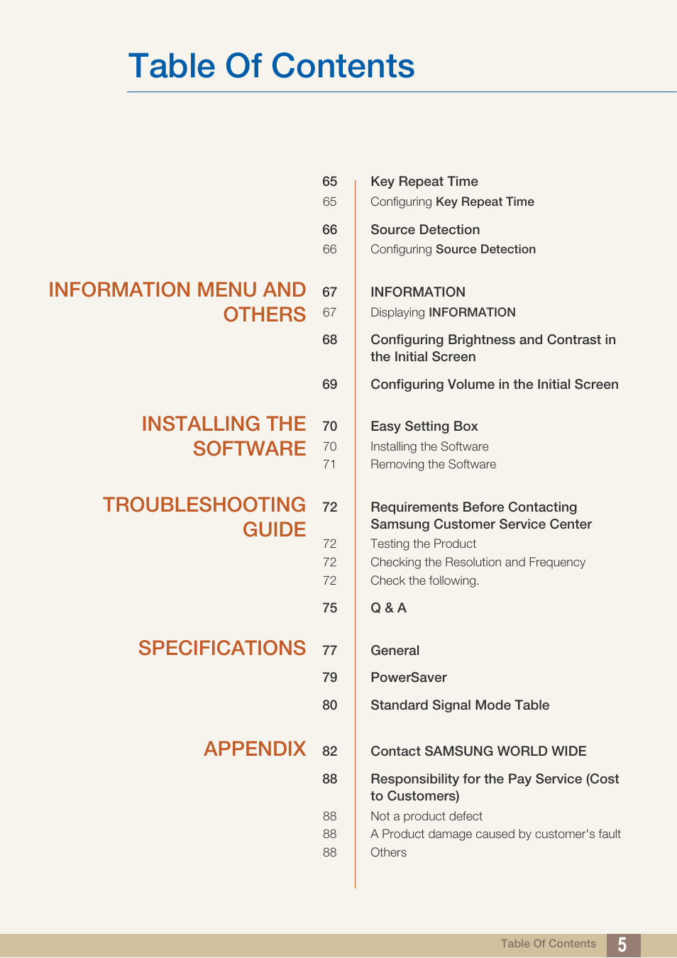 Samsung LS27D390HS-ZA User Manual | Page 5 / 94