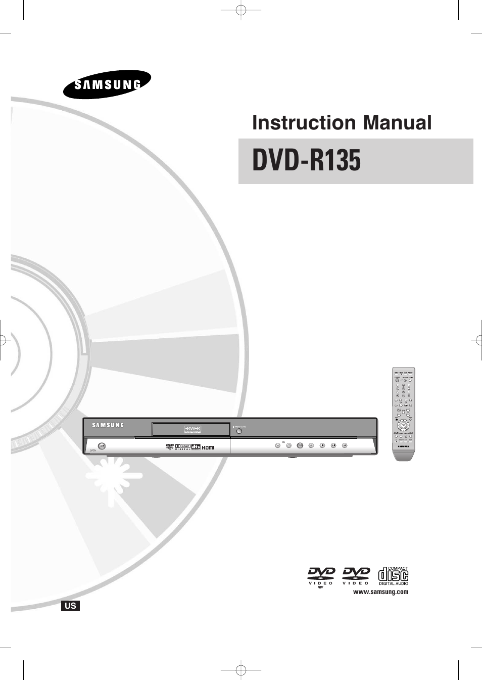 Samsung DVD-R135-XAA User Manual | 100 pages