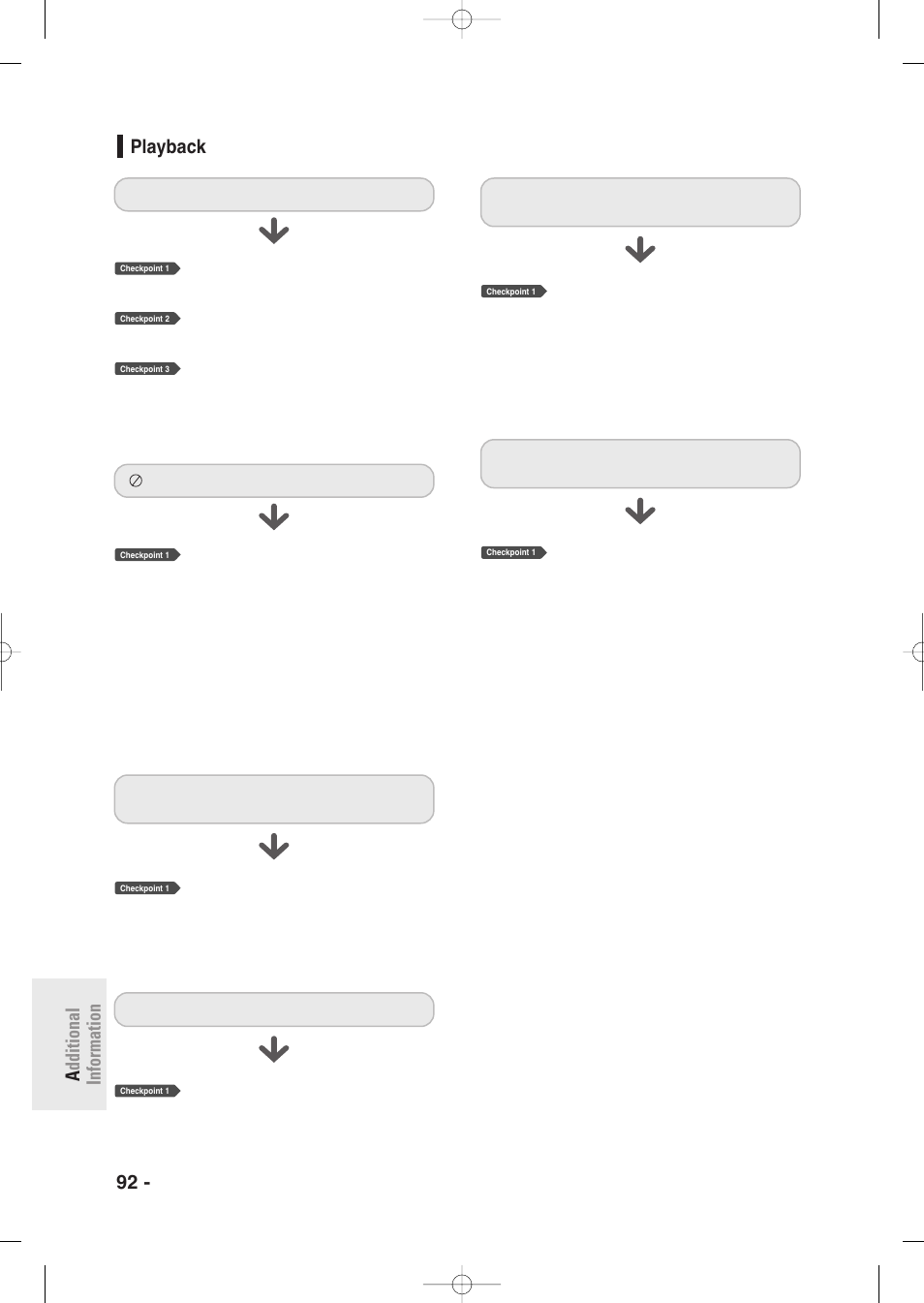 Playback, 92 - english a dditional information playback | Samsung DVD-R135-XAA User Manual | Page 92 / 100