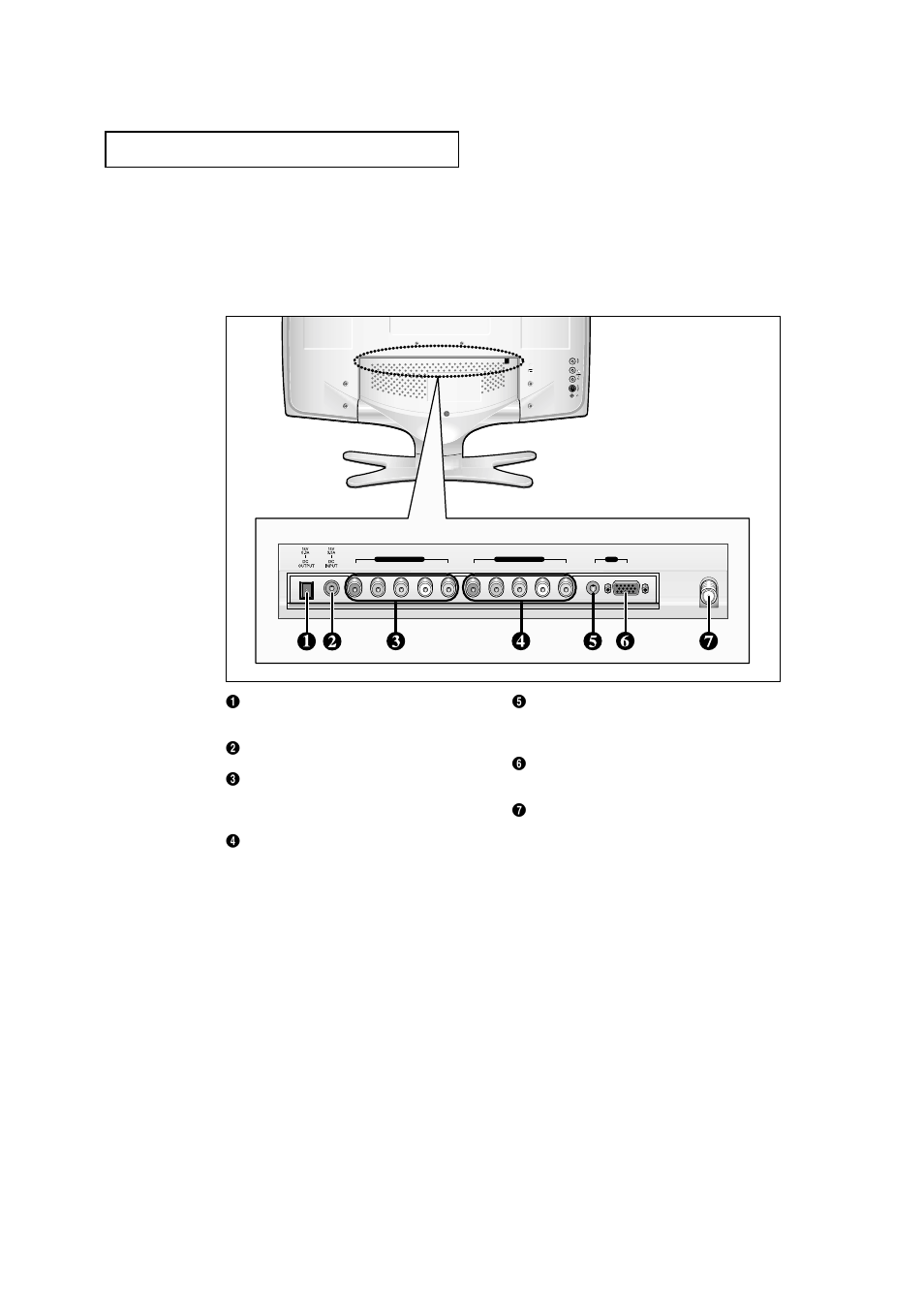 O u r, Rear panel jacks, Component 2(dtv) | ˆ pc audio input, Ø pc video input, Tv antenna | Samsung LTM1775WX-XAC User Manual | Page 10 / 67