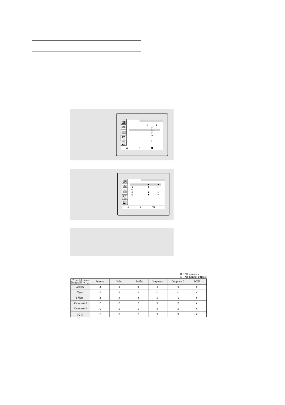 Viewing picture-in-picture, Activating picture-in-picture pip settings | Samsung LTM1775WX-XAC User Manual | Page 47 / 67