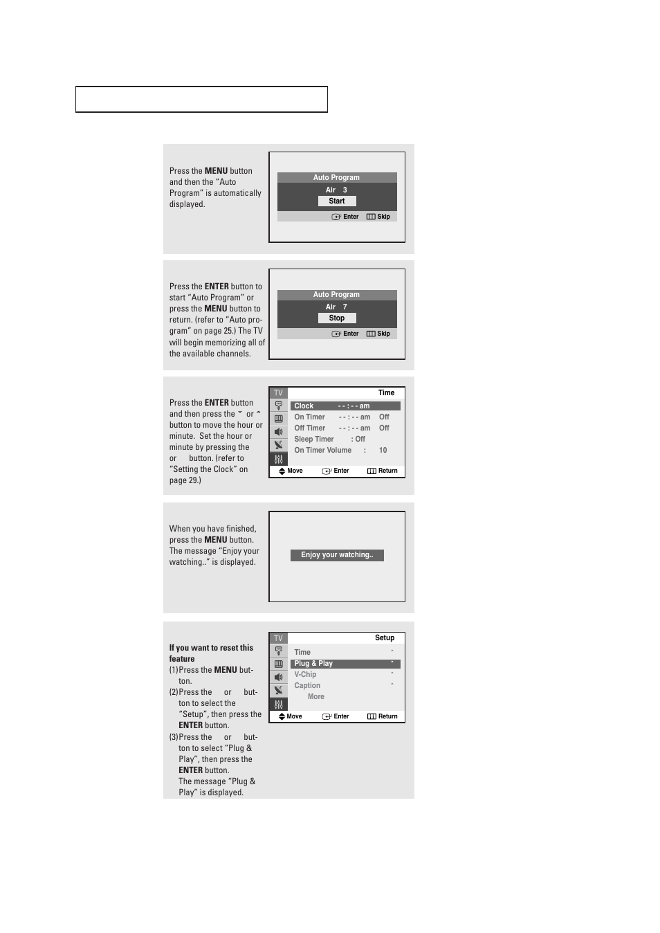 Samsung TXR2735X-XAA User Manual | Page 21 / 62