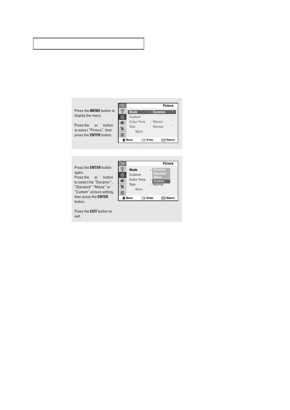 Using automatic picture settings | Samsung TXR2735X-XAA User Manual | Page 33 / 62