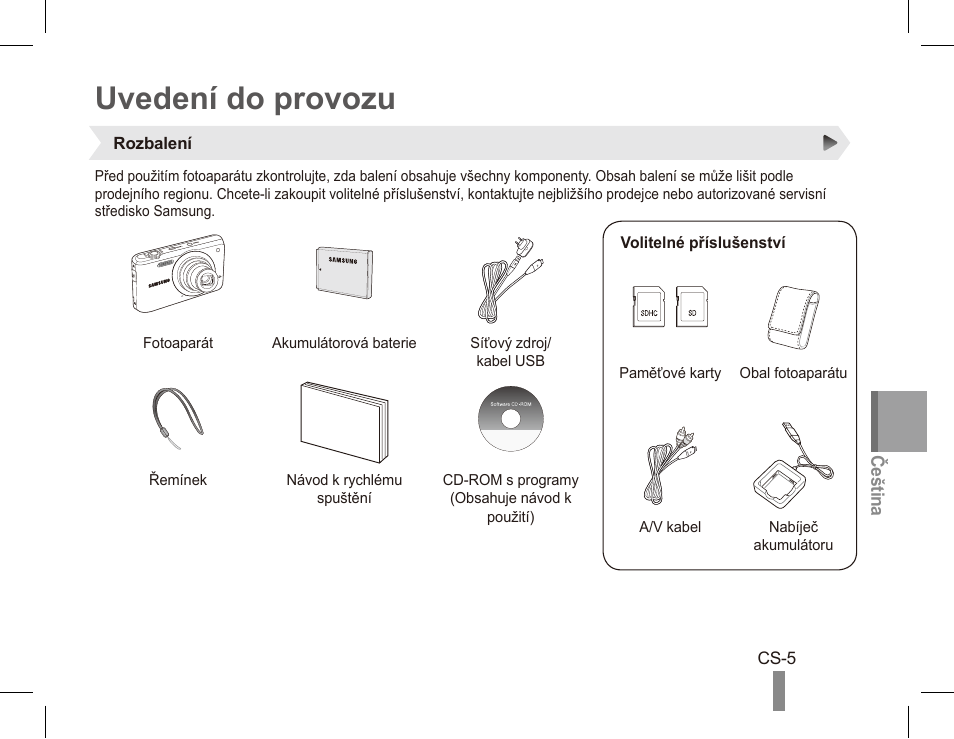 Uvedení do provozu | Samsung EC-PL80ZZBPRCA User Manual | Page 55 / 142