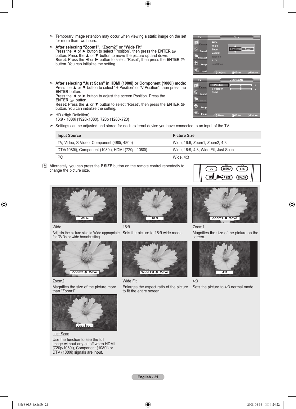 Samsung LN22A650A1DXZA User Manual | Page 23 / 121