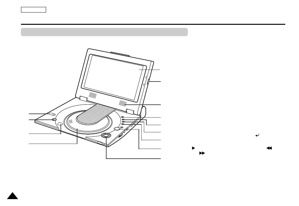 Description-front panel | Samsung DVD-L100A-XAX User Manual | Page 13 / 66