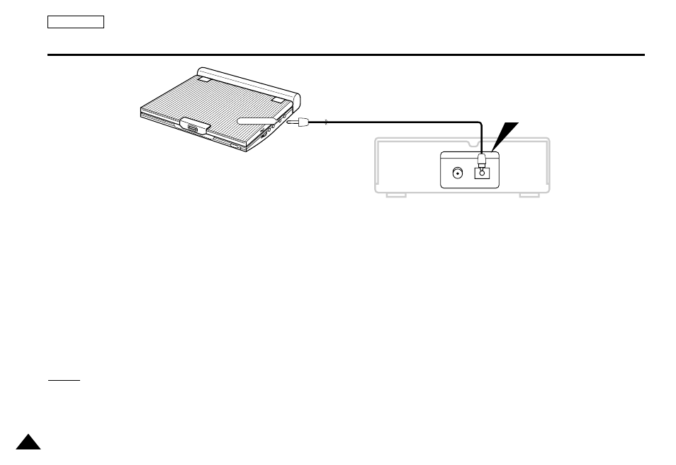 Connecting to a stereo component | Samsung DVD-L100A-XAX User Manual | Page 21 / 66