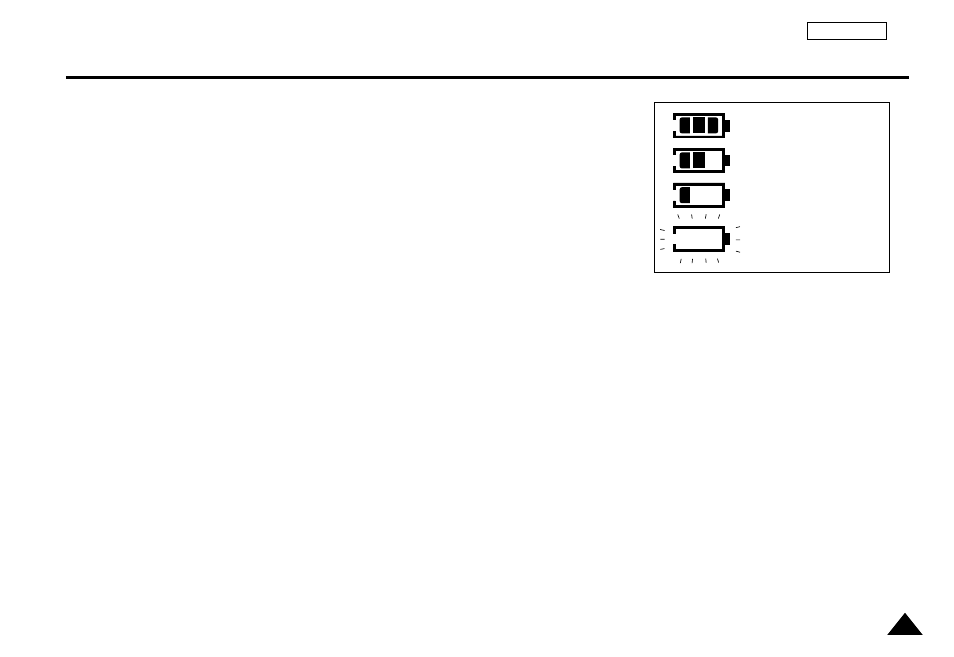 Battery level display | Samsung DVD-L100A-XAX User Manual | Page 26 / 66