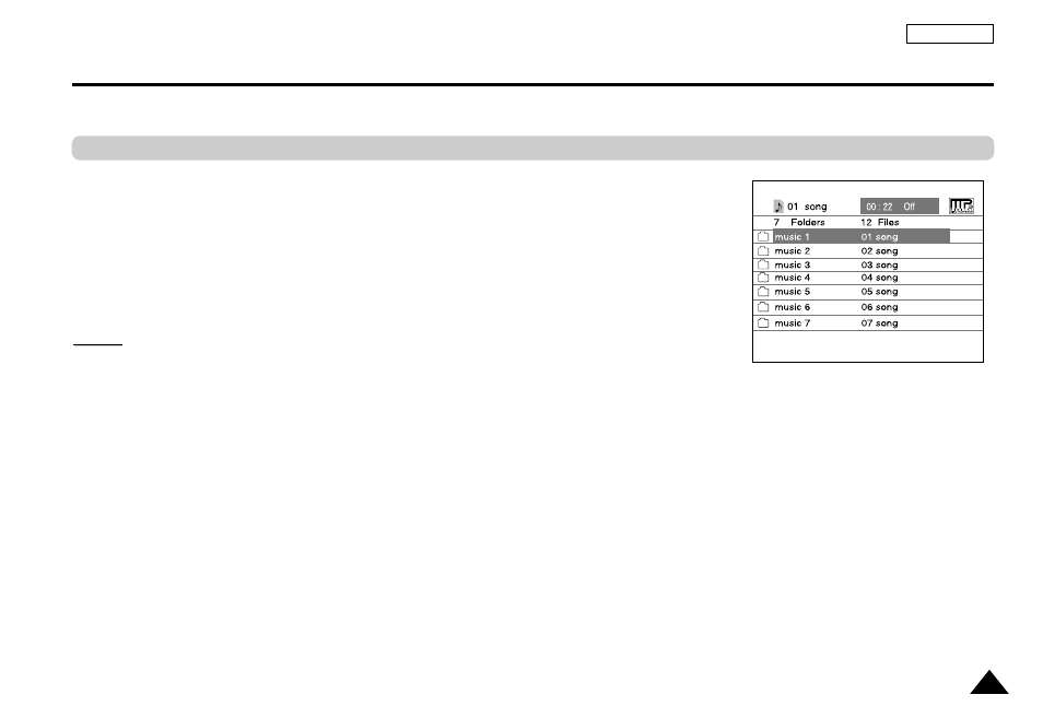 Mp3 play | Samsung DVD-L100A-XAX User Manual | Page 38 / 66