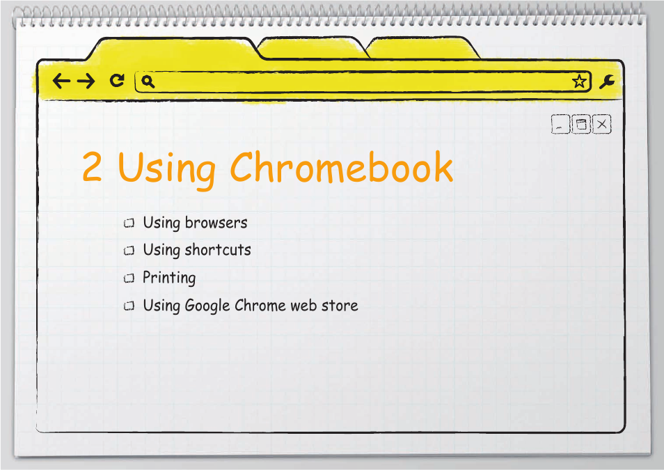 2 using chromebook | Samsung XE500C21-H01US User Manual | Page 10 / 41