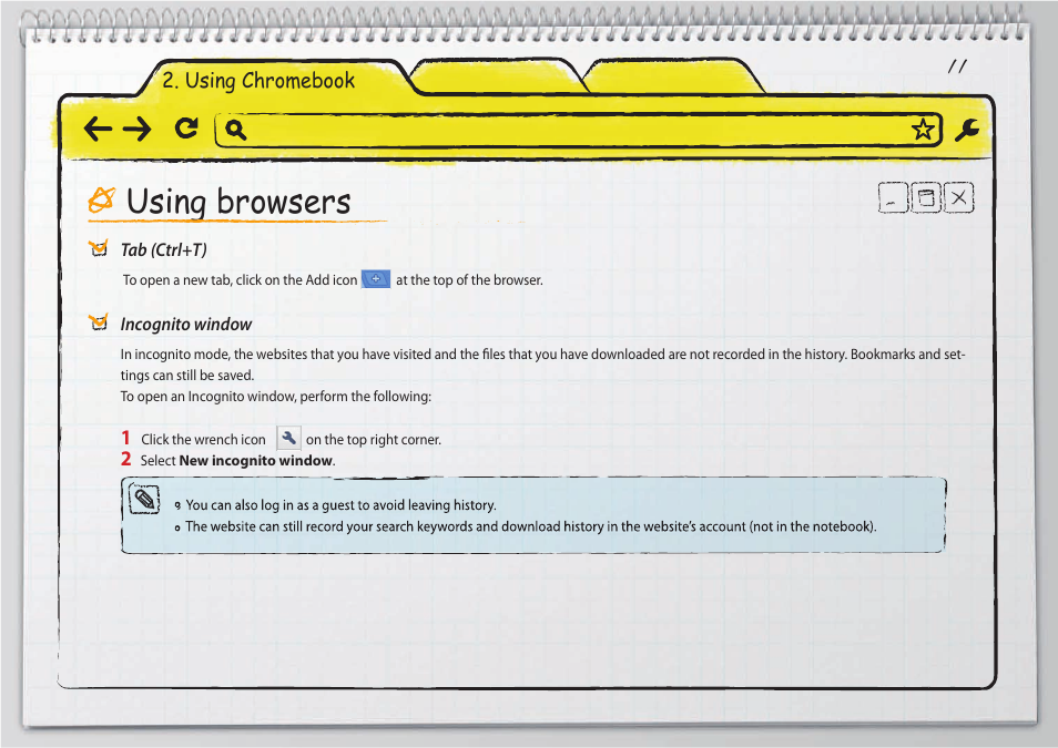 Using browsers | Samsung XE500C21-H01US User Manual | Page 11 / 41