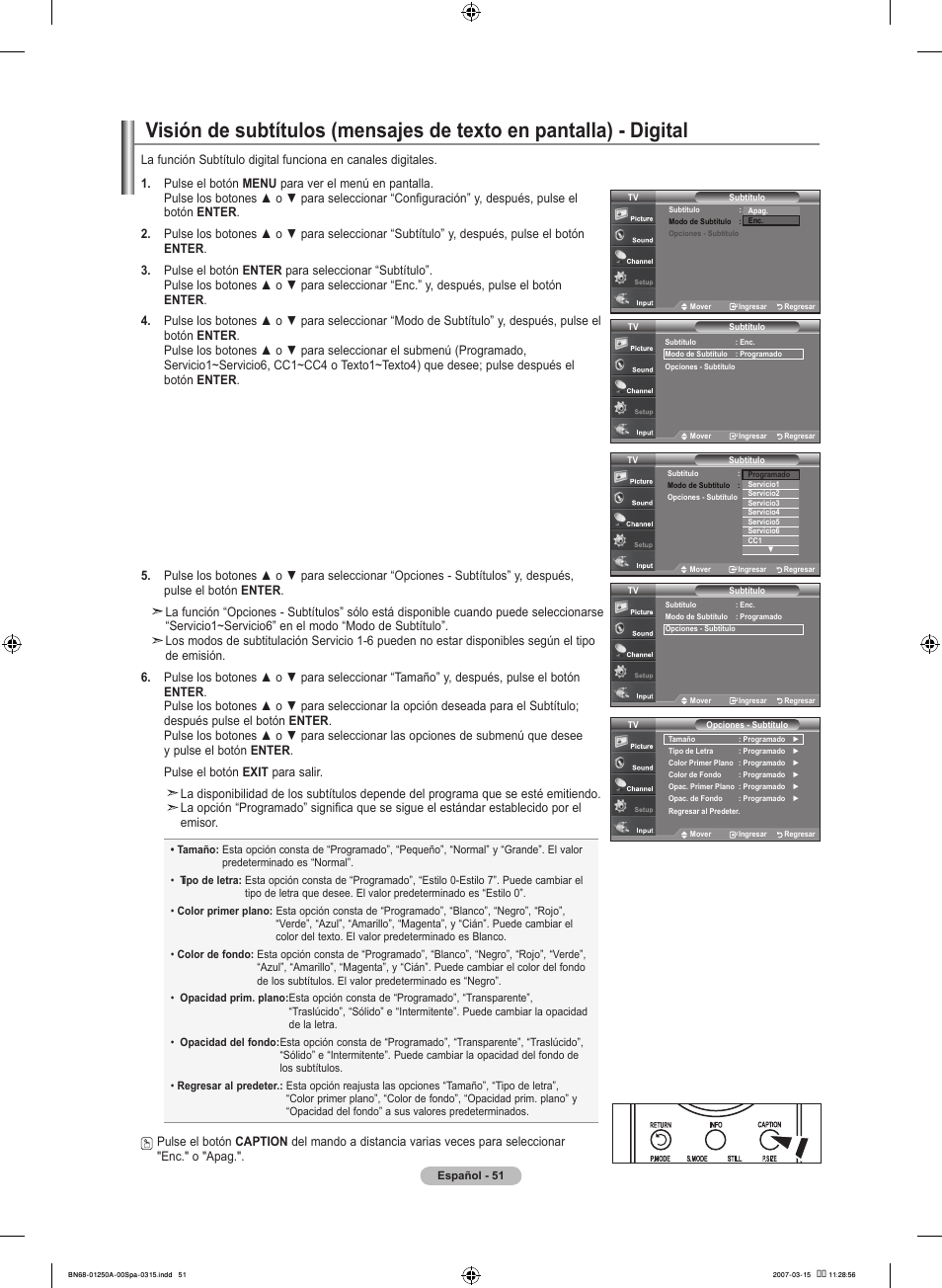 Samsung LNT4032HX-XAA User Manual | Page 129 / 147