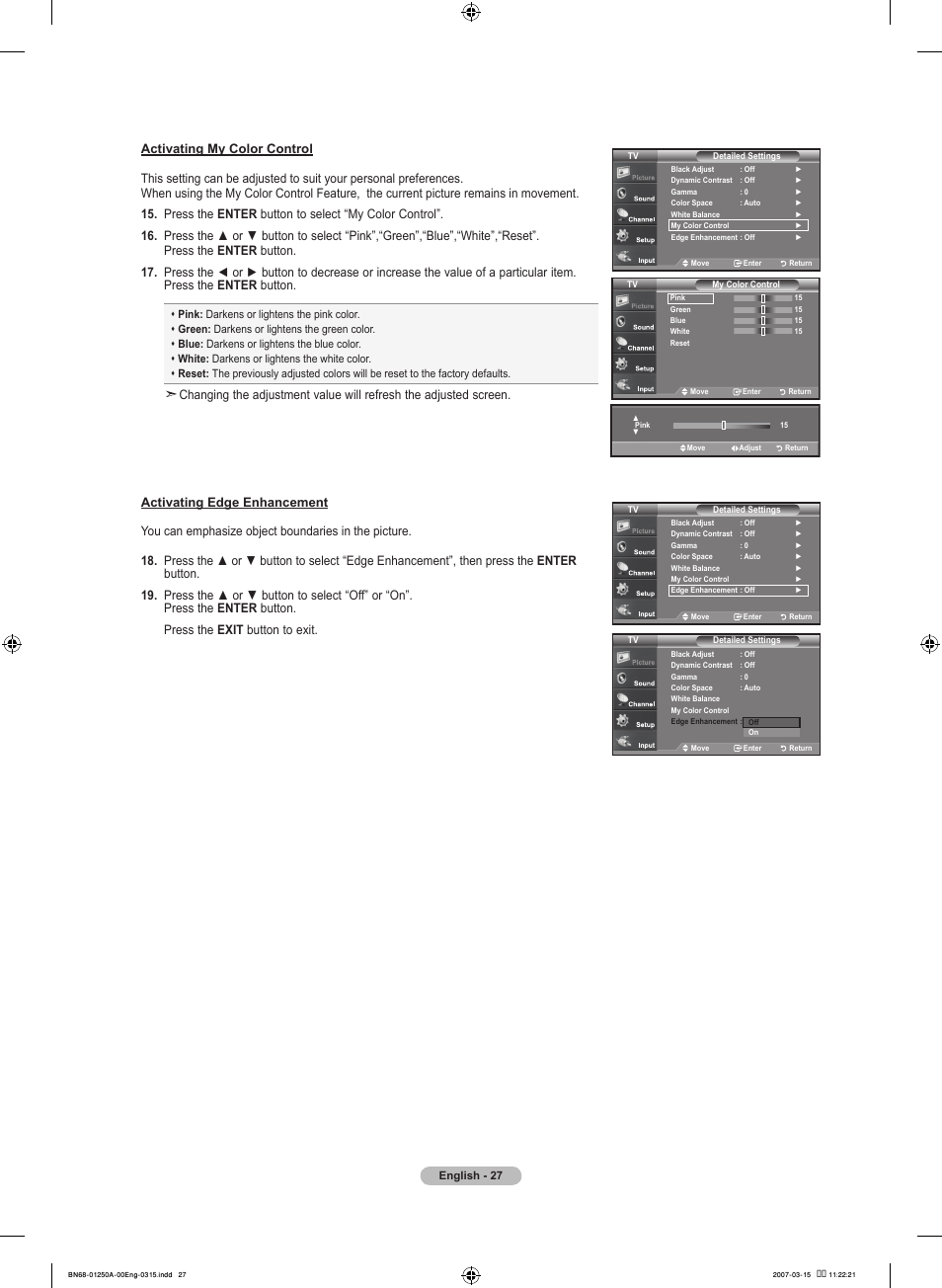 Samsung LNT4032HX-XAA User Manual | Page 29 / 147