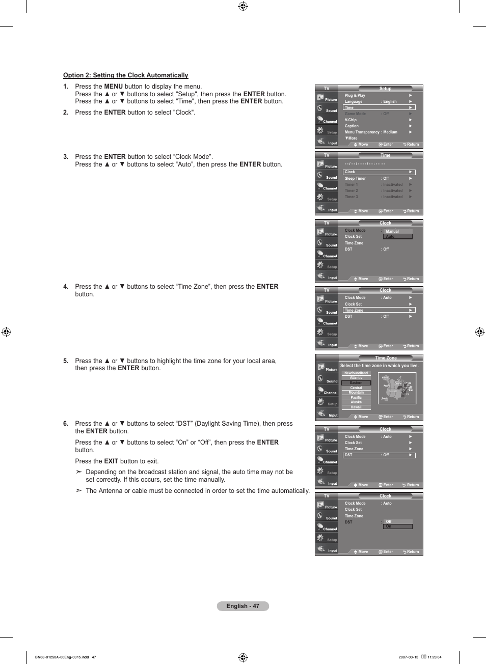 Samsung LNT4032HX-XAA User Manual | Page 49 / 147