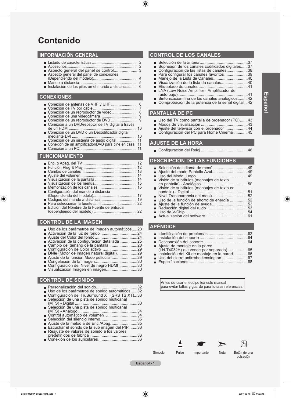 Samsung LNT4032HX-XAA User Manual | Page 79 / 147