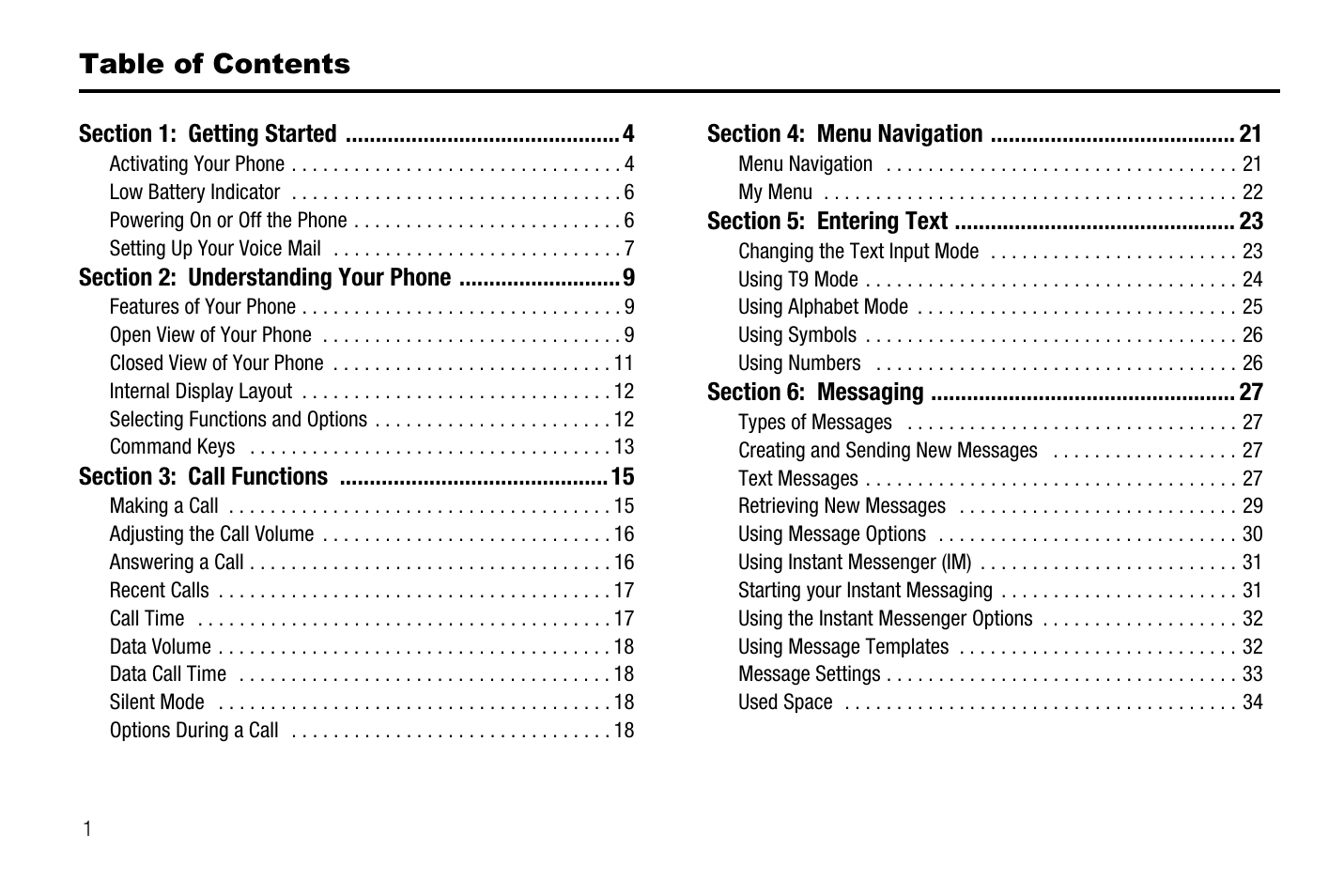 Samsung SGH-A237RKAATT User Manual | Page 4 / 100
