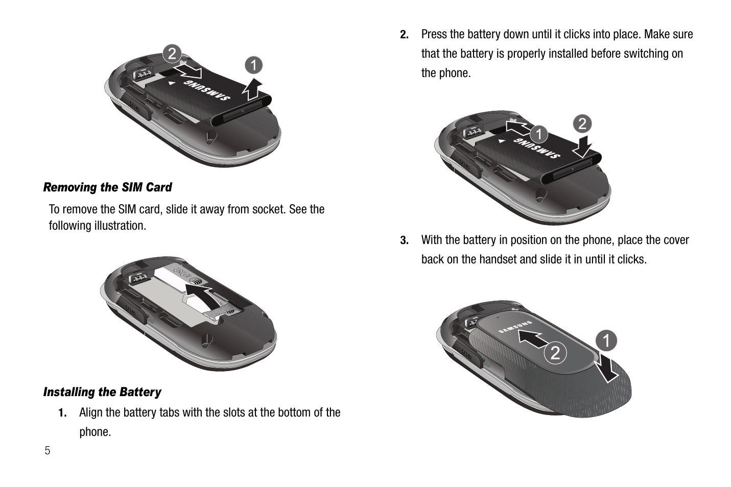 Samsung SGH-A237RKAATT User Manual | Page 8 / 100