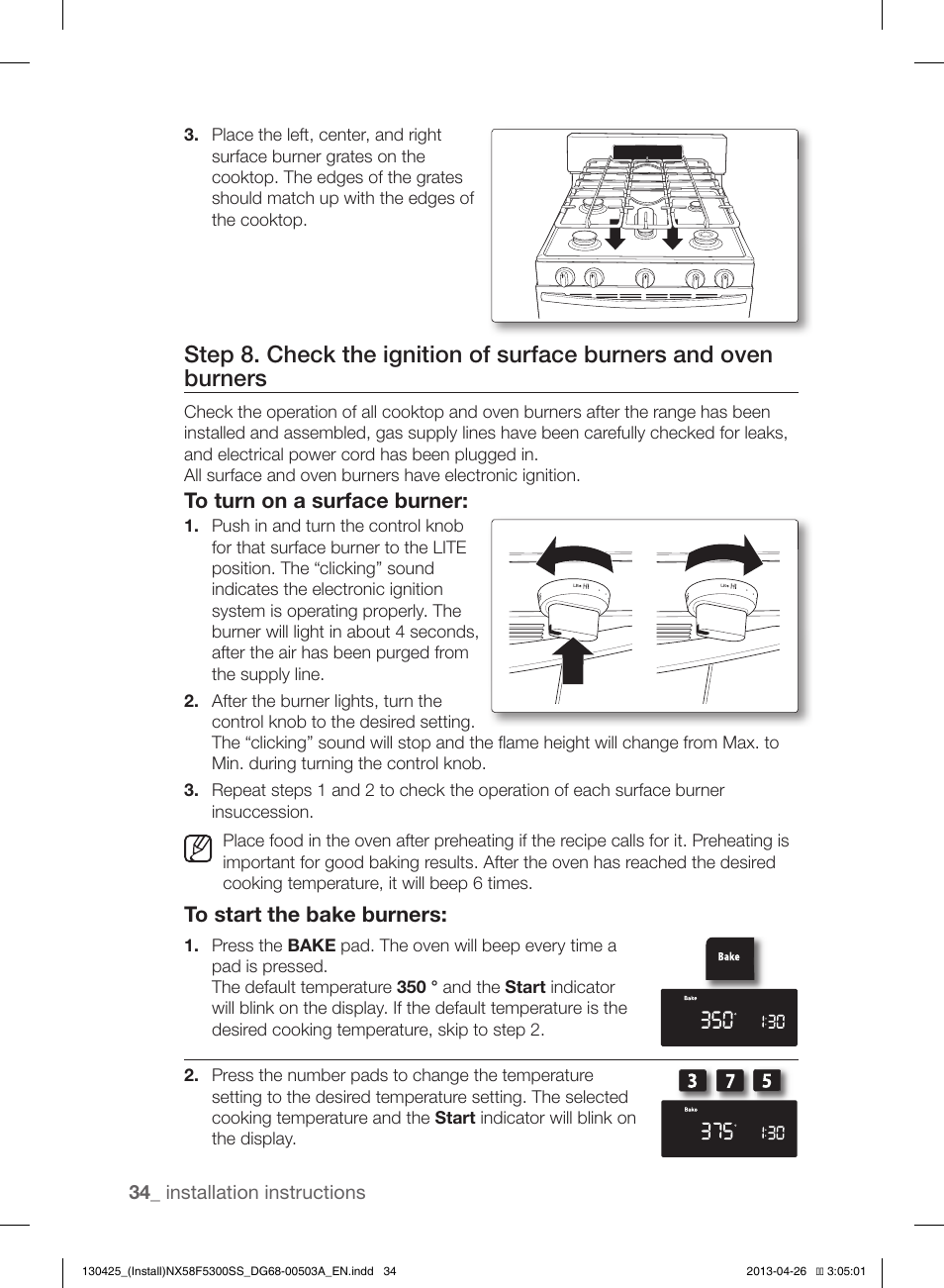 Samsung NX58F5300SS-AA User Manual | Page 34 / 40