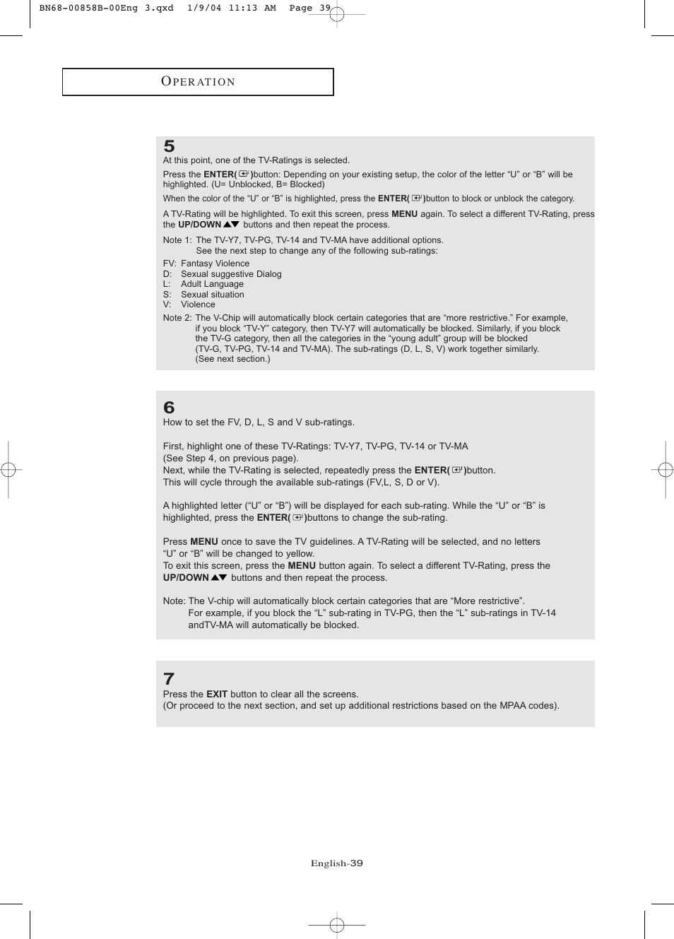 Samsung LTP2045UX-XAA User Manual | Page 44 / 66