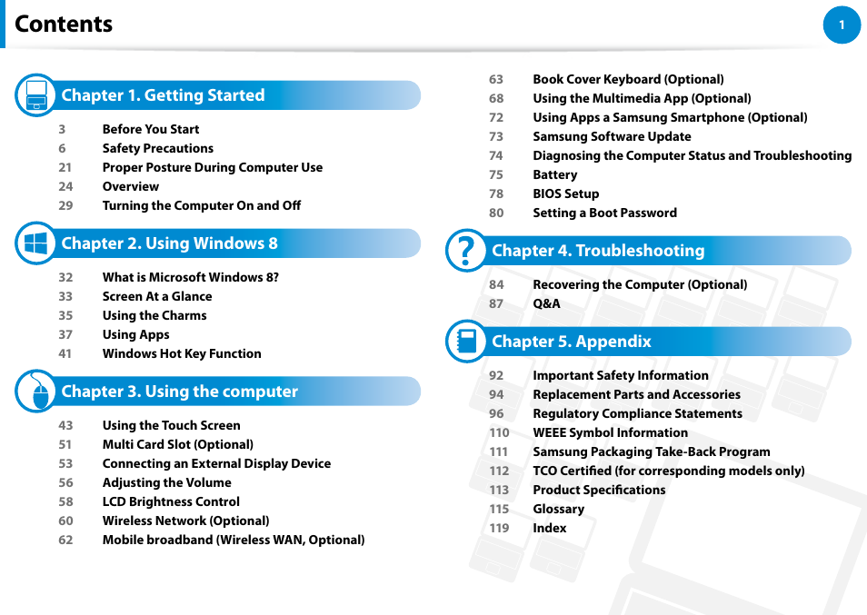 Samsung XE300TZC-K01US User Manual | Page 2 / 120