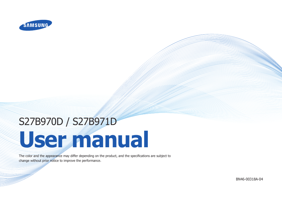 Samsung LS27B971DS-ZA User Manual | 70 pages