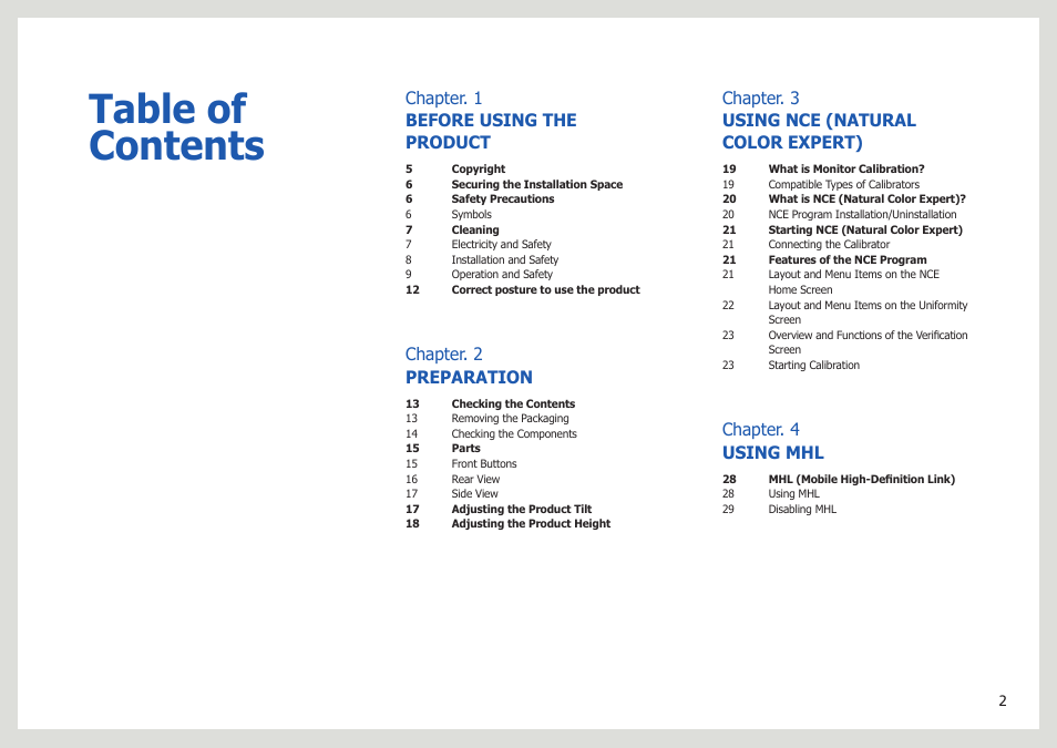 Samsung LS27B971DS-ZA User Manual | Page 2 / 70