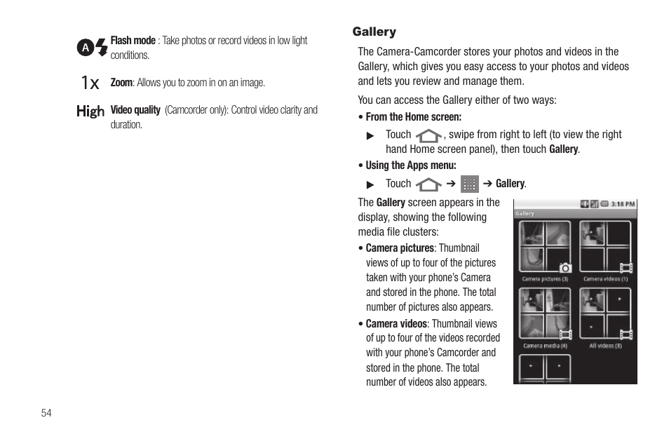 Gallery | Samsung SCH-R880MBAUSC User Manual | Page 58 / 114