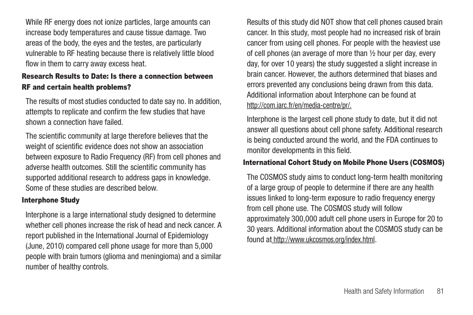 Interphone study | Samsung SCH-R880MBAUSC User Manual | Page 85 / 114