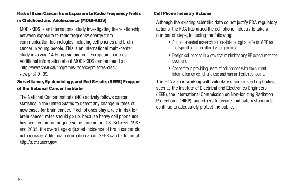 Cell phone industry actions | Samsung SCH-R880MBAUSC User Manual | Page 86 / 114