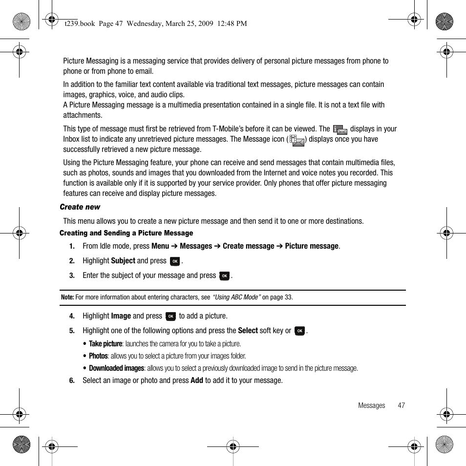 Samsung SGH-T239WRBTMB User Manual | Page 51 / 132