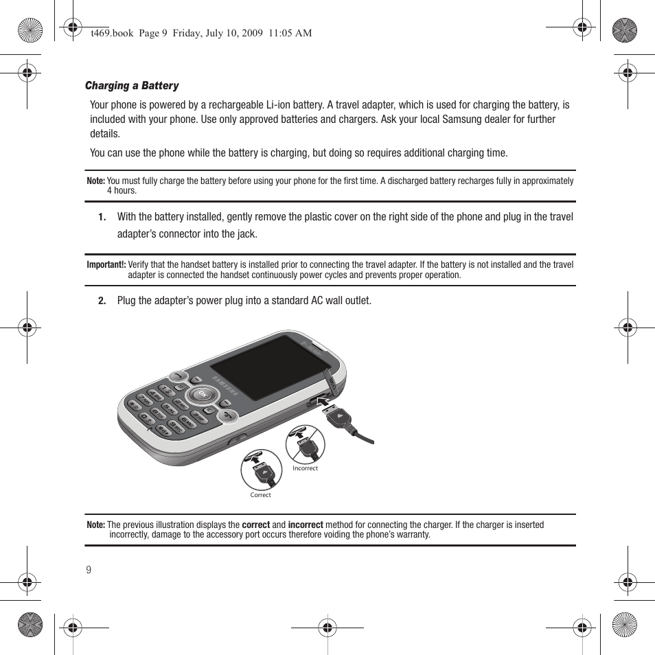 Samsung SGH-T469DAATMB User Manual | Page 12 / 162