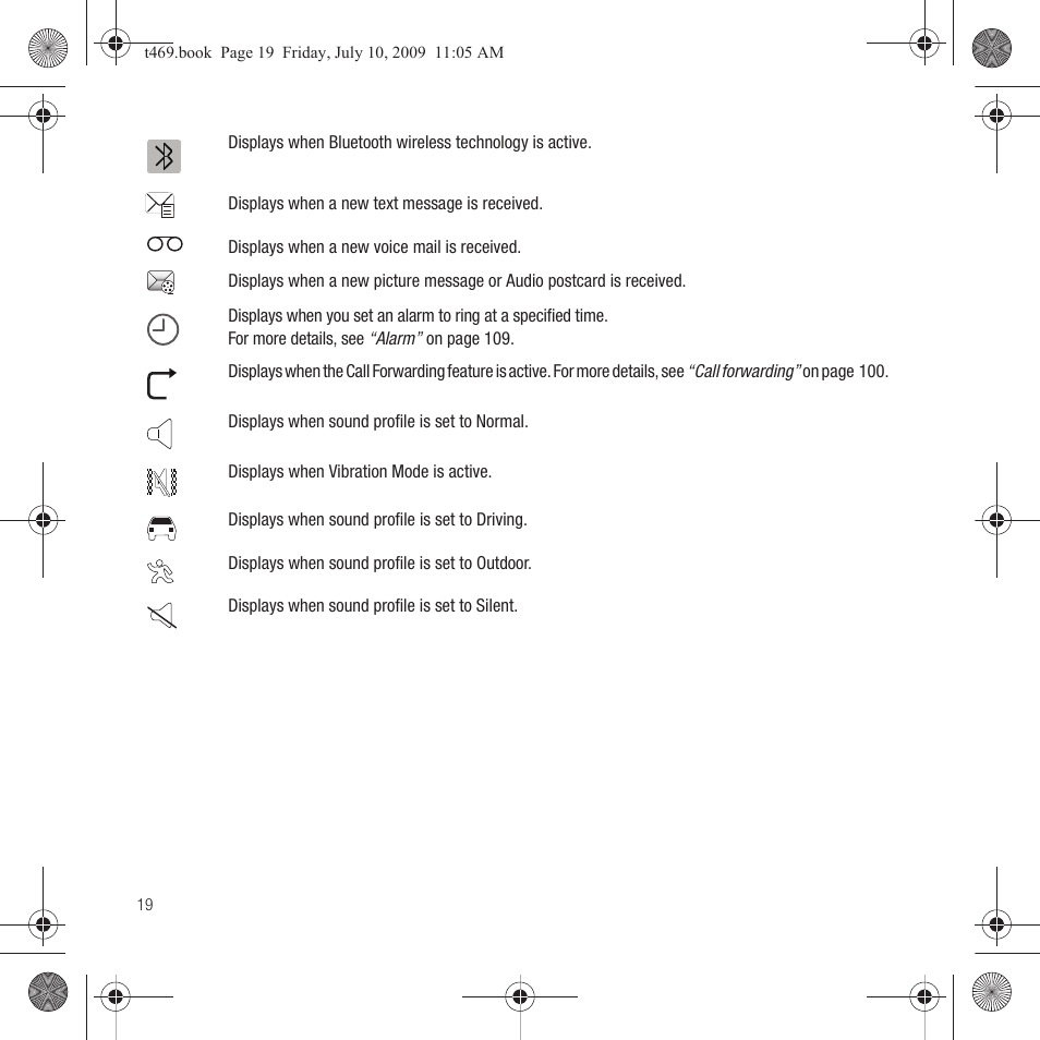 Samsung SGH-T469DAATMB User Manual | Page 22 / 162