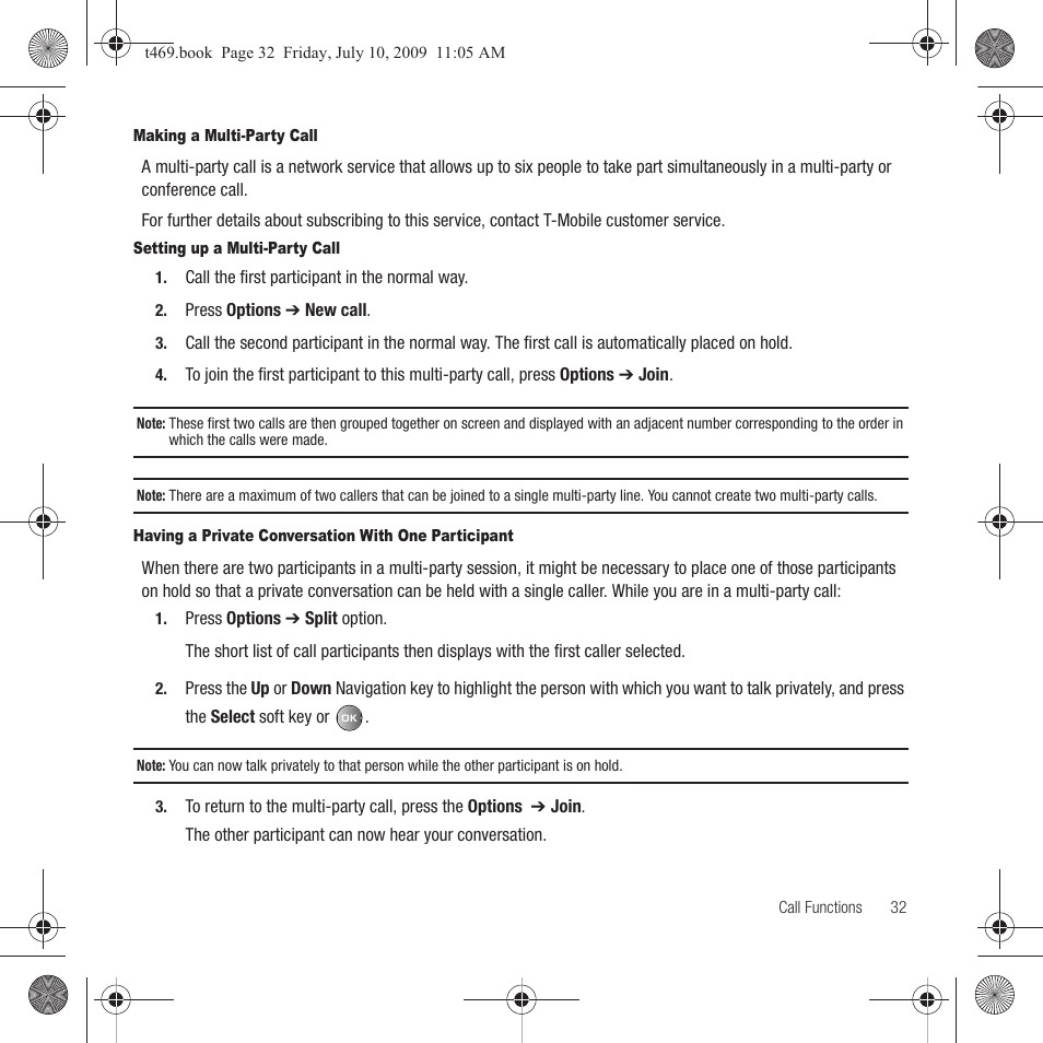 Samsung SGH-T469DAATMB User Manual | Page 35 / 162