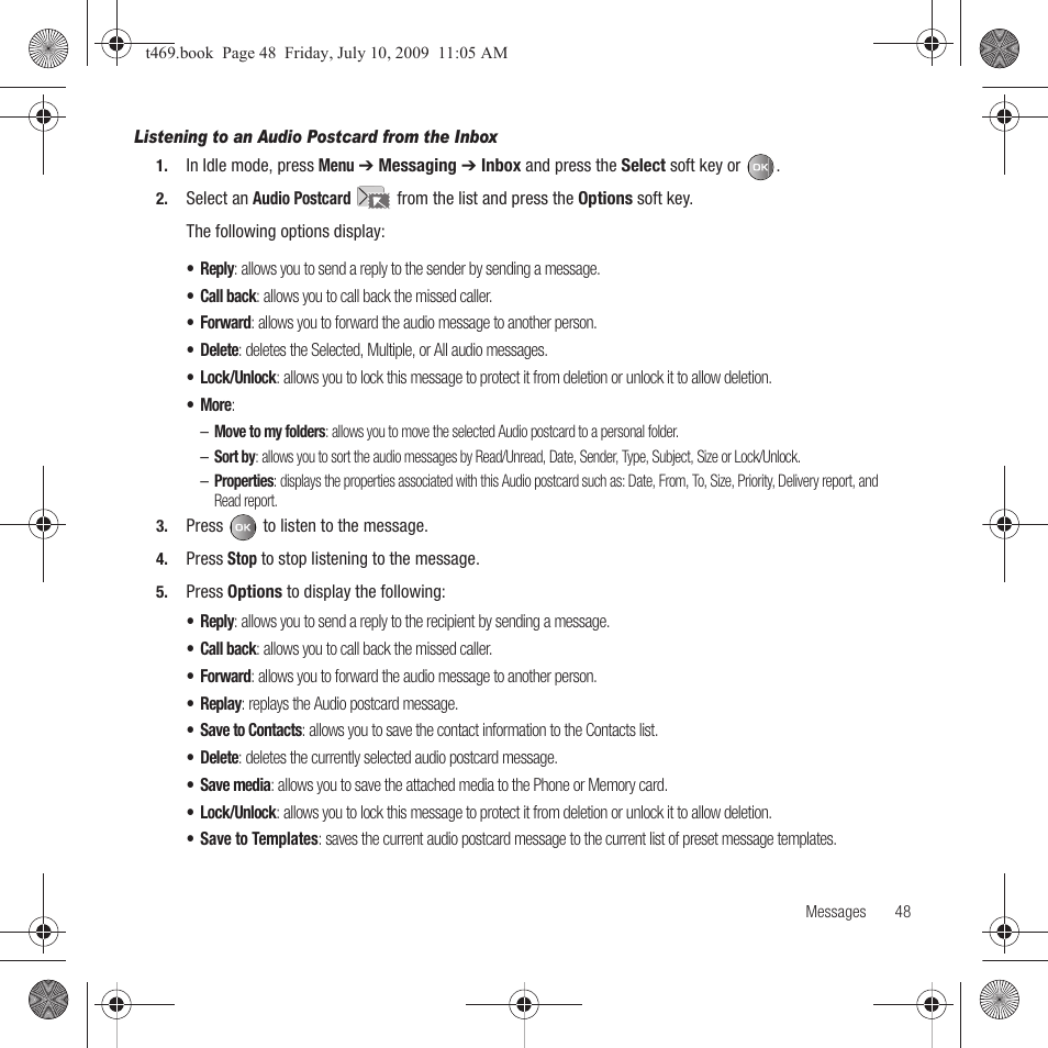 Samsung SGH-T469DAATMB User Manual | Page 51 / 162